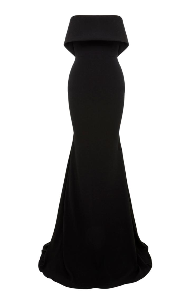 Alex Perry Slaine Strapless Cuff Gown