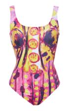 Moda Operandi Moschino Printed Swimsuit Size: 38