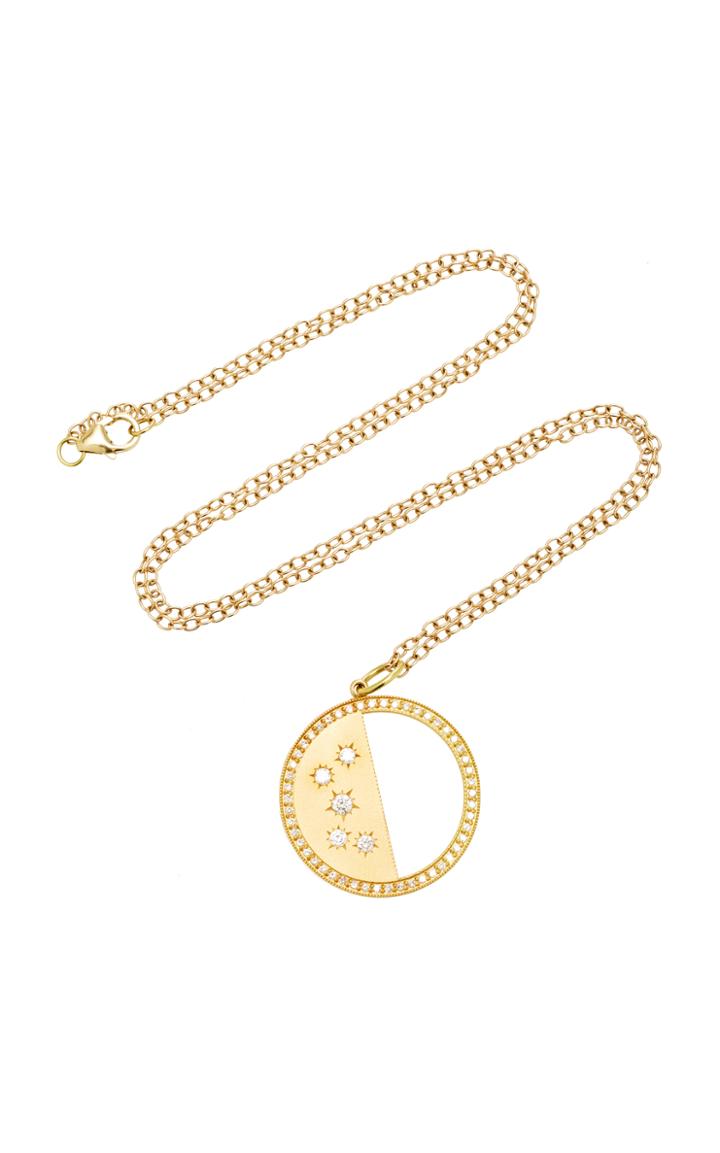Andrea Fohrman Large Half Moon Phase Necklace