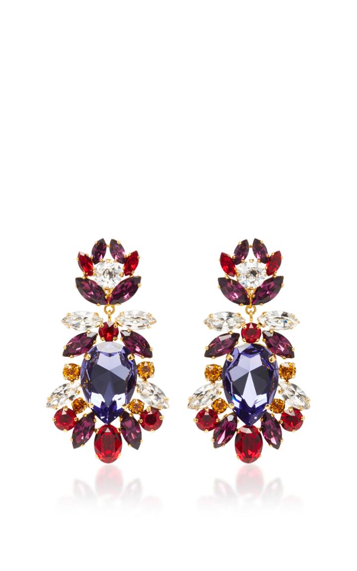 Dolce & Gabbana Crystal Clip Earrings