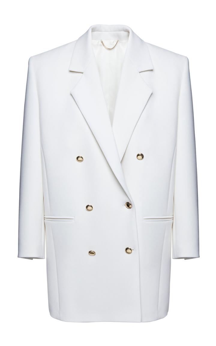Moda Operandi Magda Butrym Double-breasted Stretch-wool Blazer