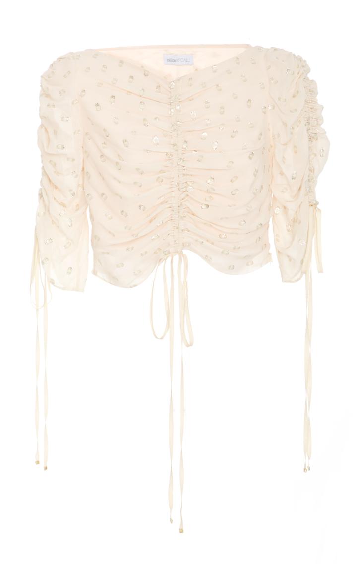 Alice Mccall Just Like A Woman Gathered Crop Top