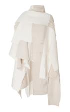 Burberry Patchwork Merino Wool And Cashmere-blend Poncho