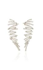 Hueb Labyrinth White Gold And Diamond Earrings