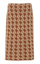 Escvdo Cara Cotton Jaquard Print Skirt