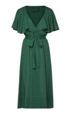 Loup Charmant Zelda Cotton Midi Wrap Dress