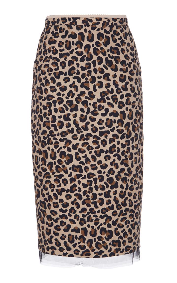 N 21 N&deg;21 Printed Pencil Skirt
