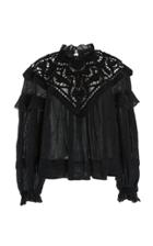 Isabel Marant Geoffrey Linen Peasant Top