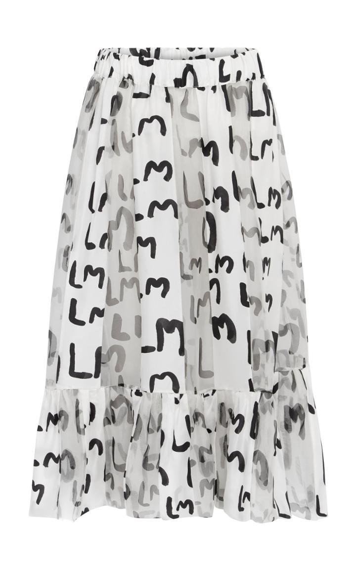 Lee Mathews Lm Print Ruffle Hem Skirt