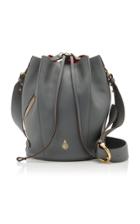 Moda Operandi Mark Cross Large Leather Drawstring Bucket Bag