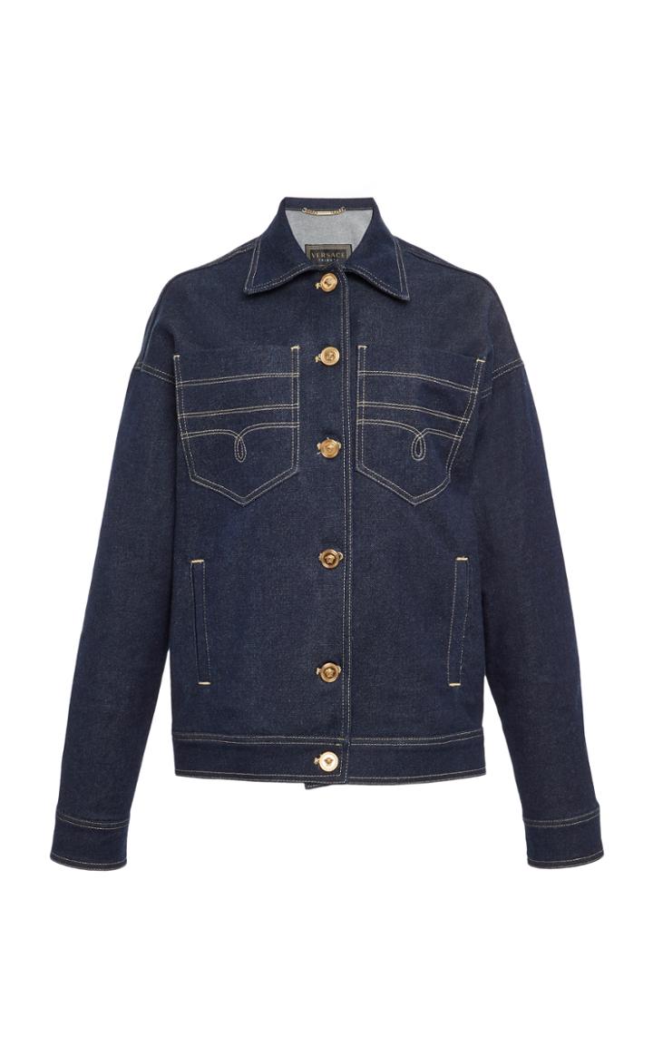 Versace Stretch Denim Jacket