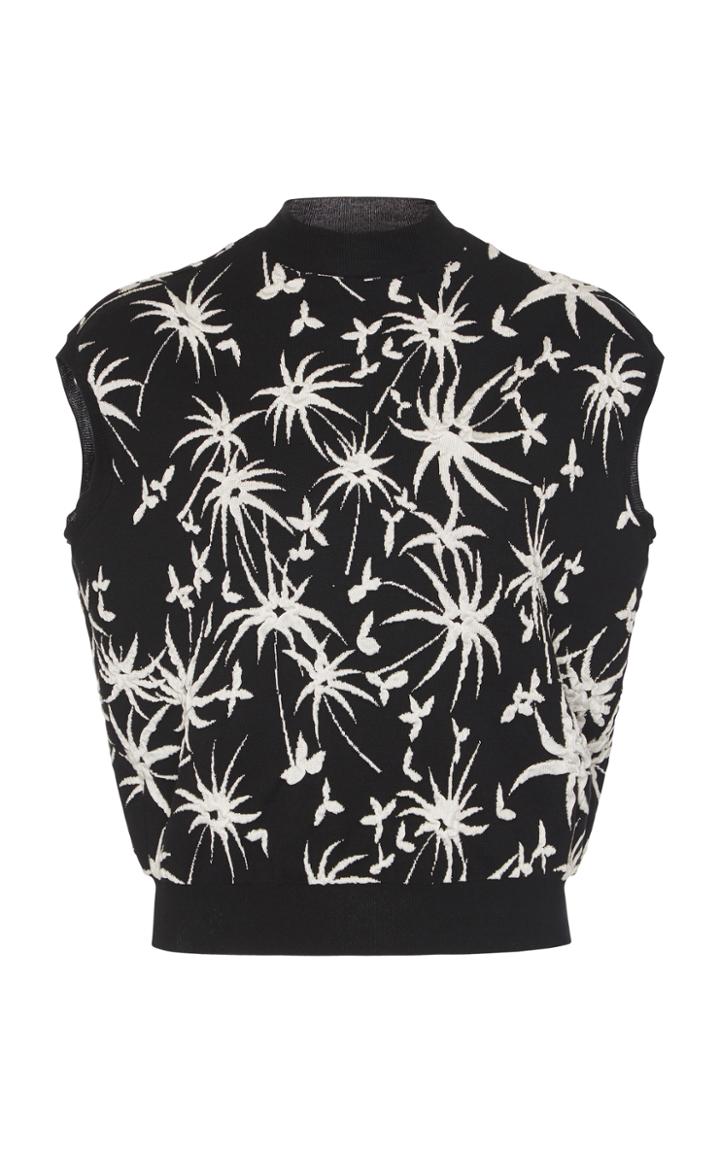 Lanvin Printed Jacquard Turtleneck