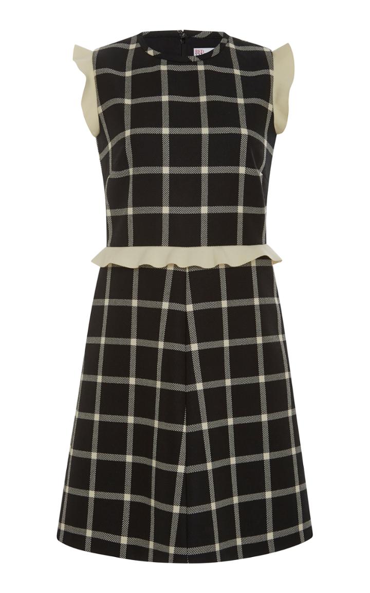 Red Valentino Cavalry Check Dress