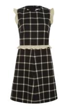 Red Valentino Cavalry Check Dress