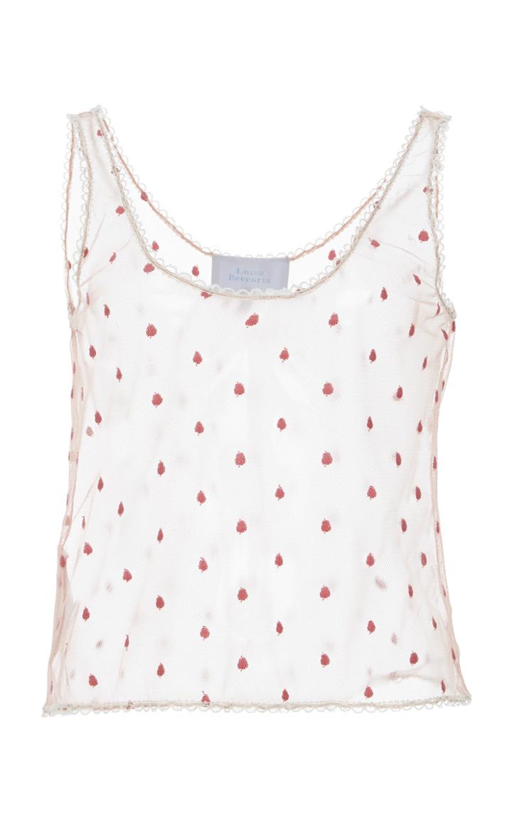 Luisa Beccaria Tulle Pois Top