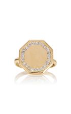 Emily & Ashley Diamond Signet Ring
