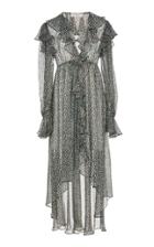 Philosophy Di Lorenzo Serafini Printed Ruffle Dress