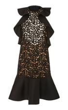 Michael Kors Collection Mikado Ruffle Dress