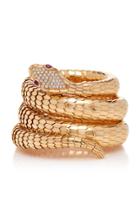 Sidney Garber 18k Rose Gold Il Serpente Diamond Bracelet