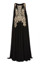 Georges Hobeika Sequin Embroidered Crepe Gown