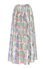 Thierry Colson Grisette Long Floral Printed Skirt