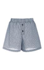Adam Selman Gingham Boxer Shorts