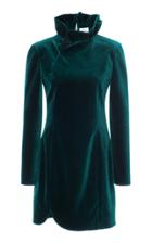 Maison Di Prima Marica Ruffled Collar Dress