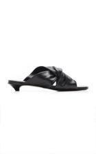 Proenza Schouler Knotted Leather Mules Size: 35