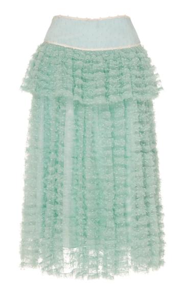 Moda Operandi Soonil Mint Gypso Top Tiered Skirt Size: 0