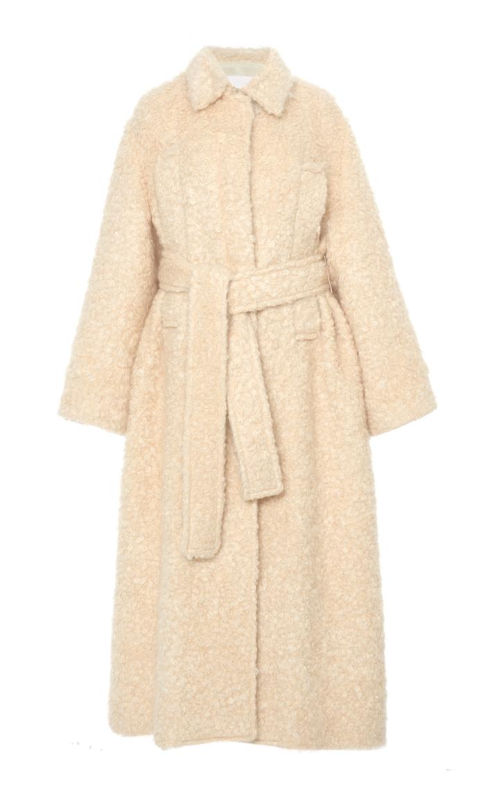 Moda Operandi Jil Sander Belted Wool-blend Coat