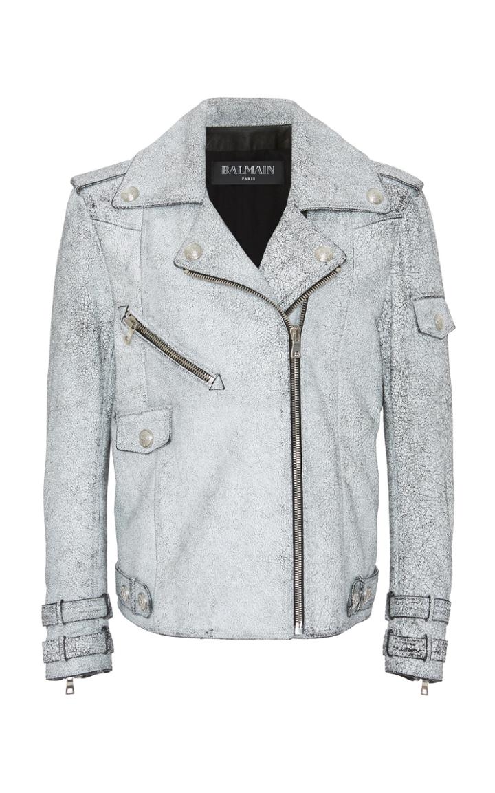 Balmain Leather Perfecto Jacket