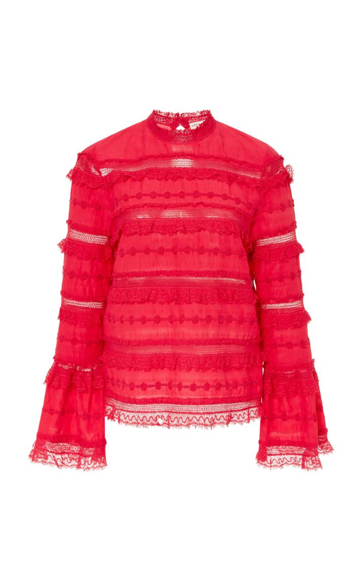 Ulla Johnson Grace Bell Sleeve Blouse