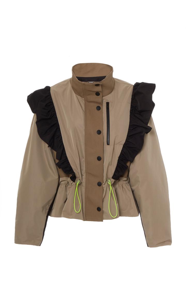 Sandy Liang Pell Ruffled Shell Jacket