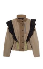 Sandy Liang Pell Ruffled Shell Jacket