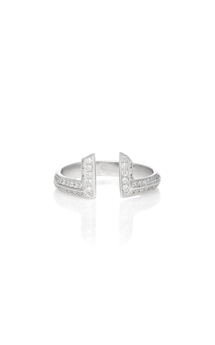 Ralph Masri White Gold And Diamond Ring