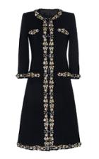 Moda Operandi Andrew Gn Embroidered Cotton Coat Size: 36