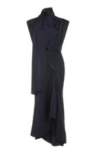 Acler Dalisay Draped Midi Dress Size: 6