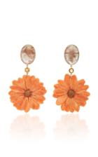 Bahina One Of A Kind Real Daisy Earrings