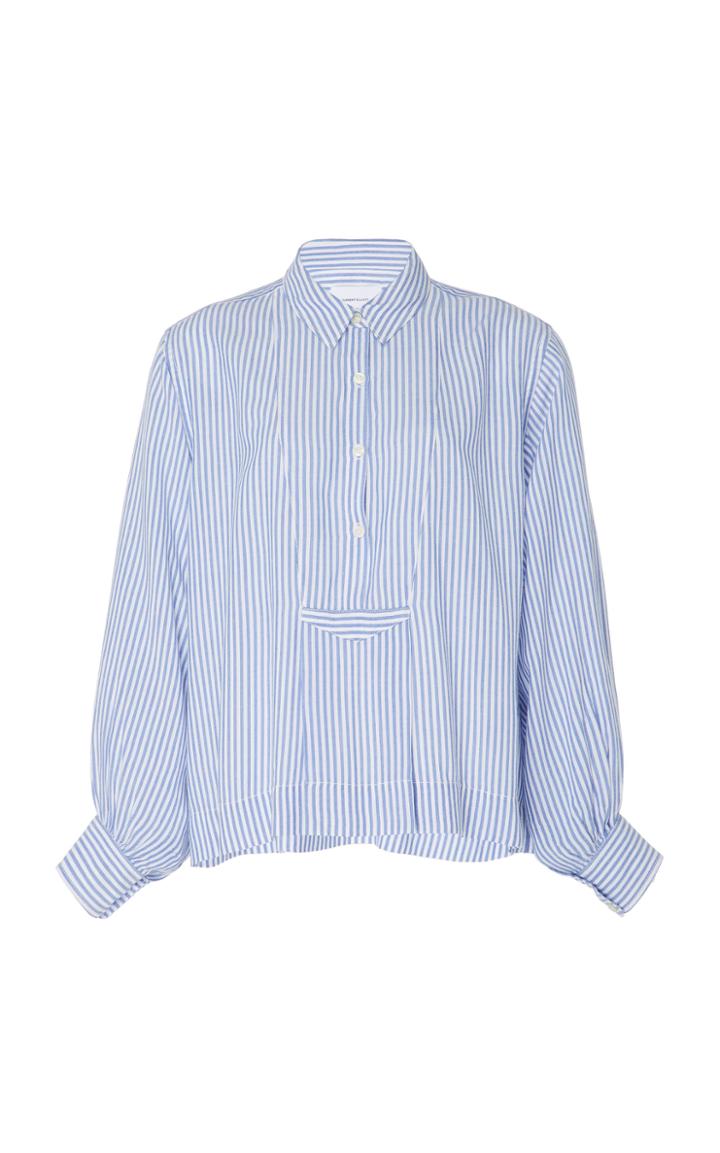 Current/elliott Emmy Striped Cotton Top