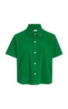 Leset Cotton Polo Top