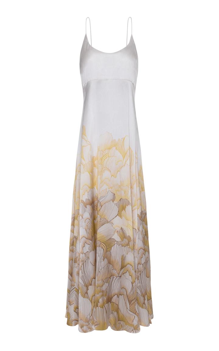 Adriana Iglesias Brando Printed Full Length Dress