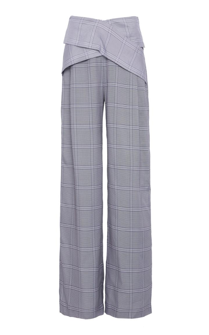 Dion Lee Wide-leg Check Pants