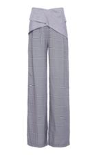 Dion Lee Wide-leg Check Pants
