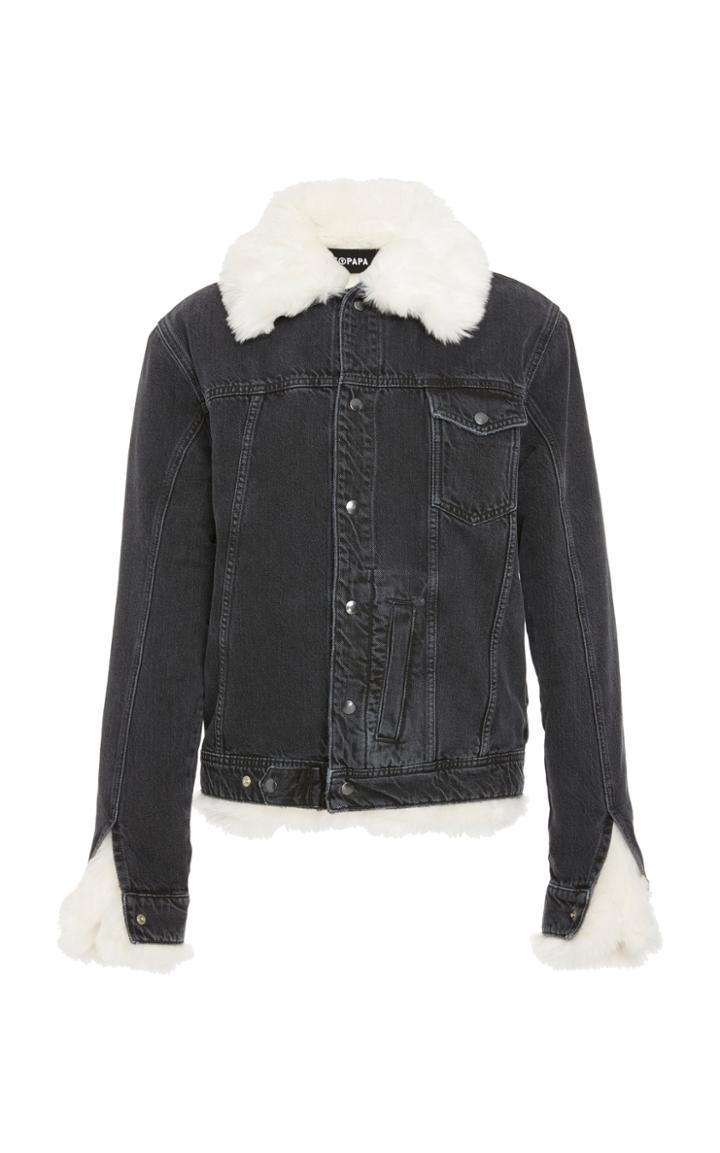 Filles A Papa Twisted Denim Jacket