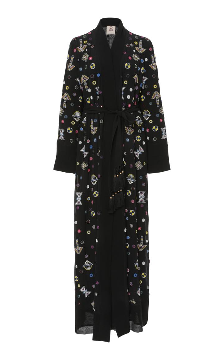 Figue Olatz Embroidered Silk Duster
