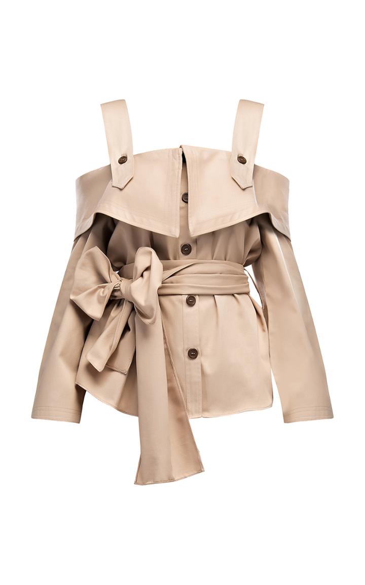 Bambah Safari Off The Shoulder Jacket