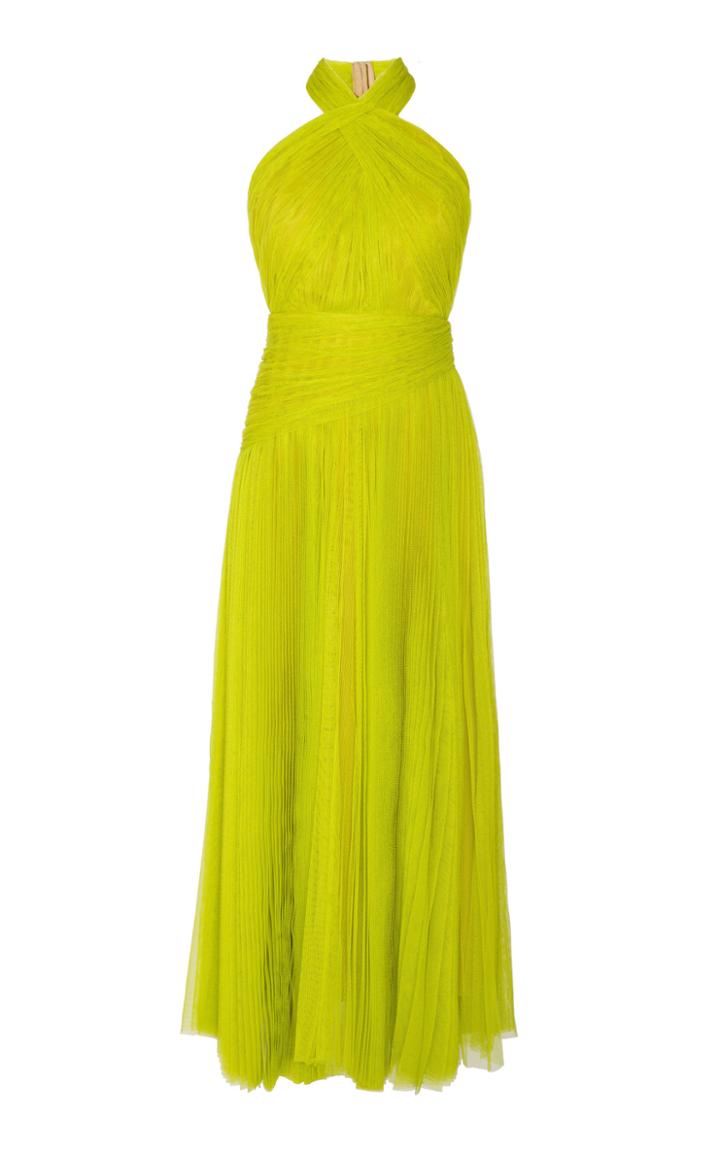 Maria Lucia Hohan Nina Pleated Tulle Dress