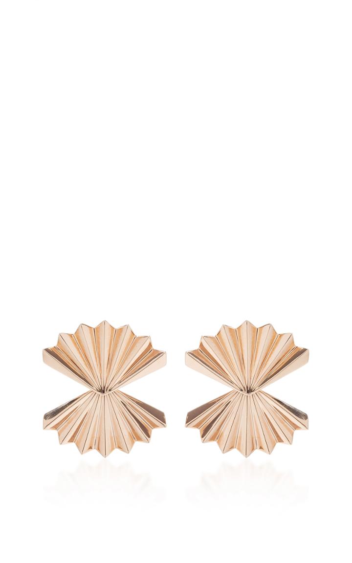 Anita Ko Fan Earrings