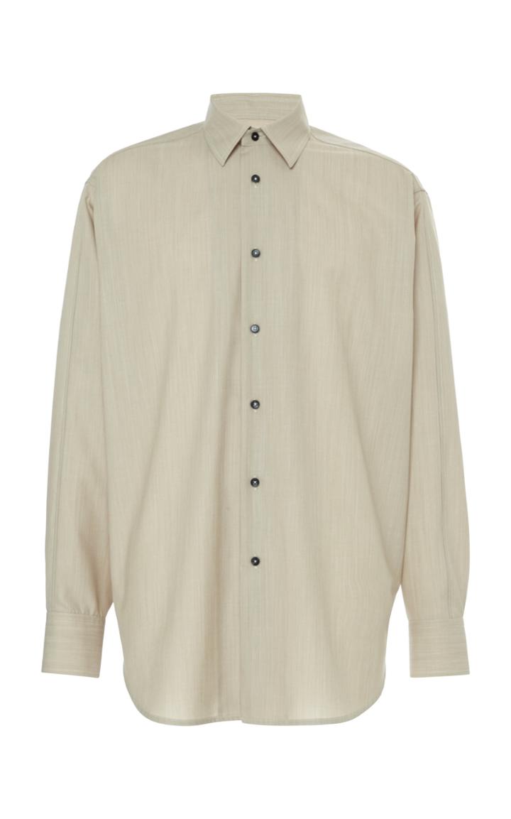 Jil Sander Aimil Wool And Cashmere Shirt