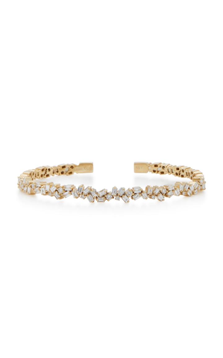 Suzanne Kalan 18k White Gold Diamond Bracelet